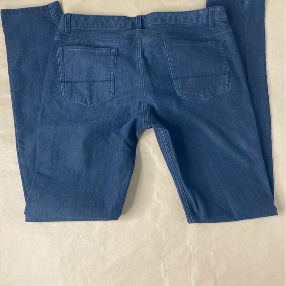 Lands' End Canvas 1963 super slim fit size 9 jeans in dark blue like new! - Picture 4 of 16